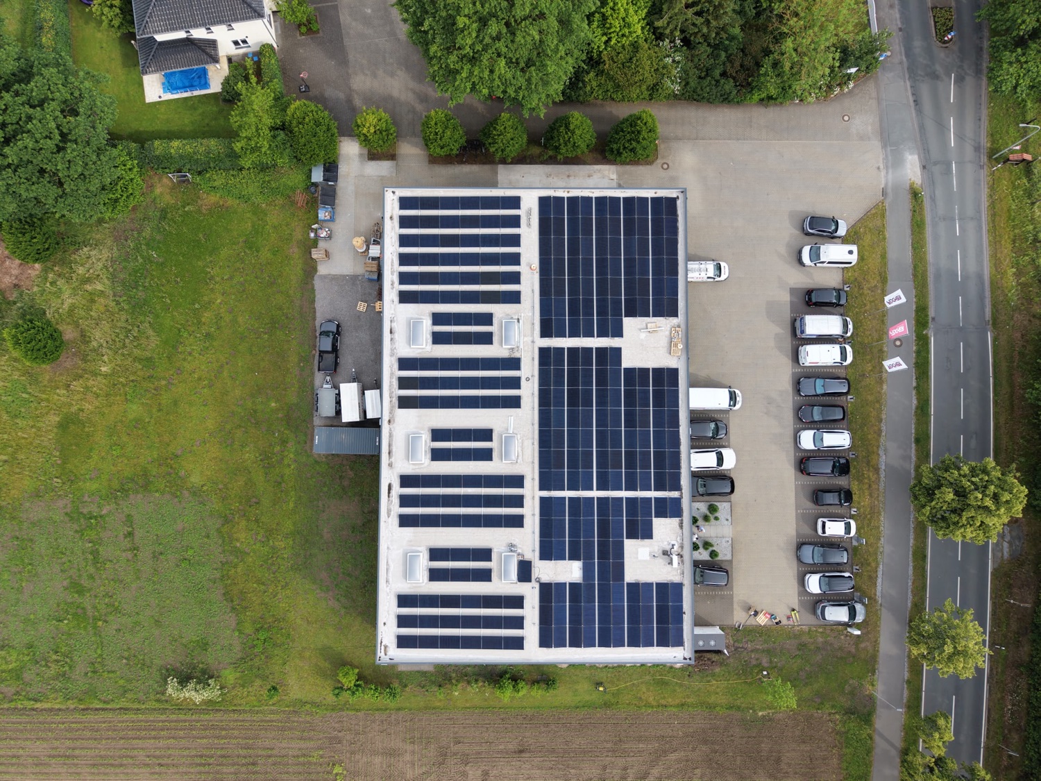 Eigene Photovoltaikanlage auf dem Dach in Delbrück