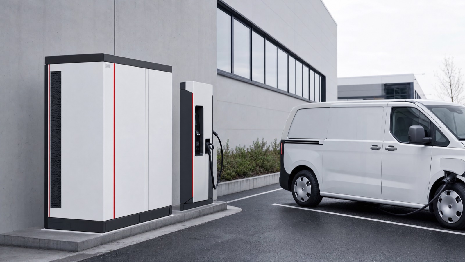 Flotte elektrifizieren für Bauunternehmen & GaLaBau | Fischer Stromwerk